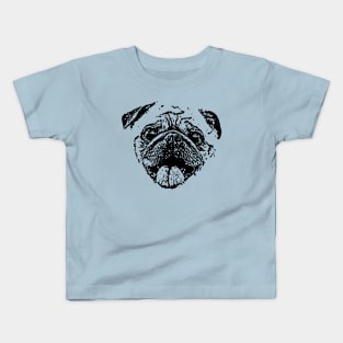 Elderly Pug Kids T-Shirt